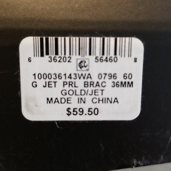 INC. International Concepts New in Box Jet Pearl Gold Bracelot Watch MSRP $59 - Picture 10 of 10